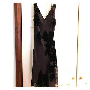 V-neck Dress- Eggplant